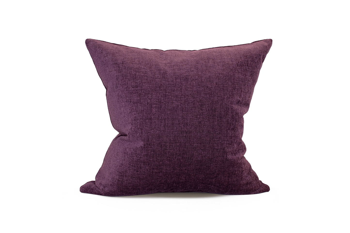 Housse de Coussin Chenille Merlot