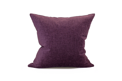 Housse de Coussin Chenille Merlot