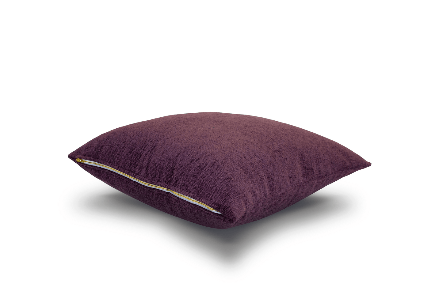 Housse de Coussin Chenille Merlot