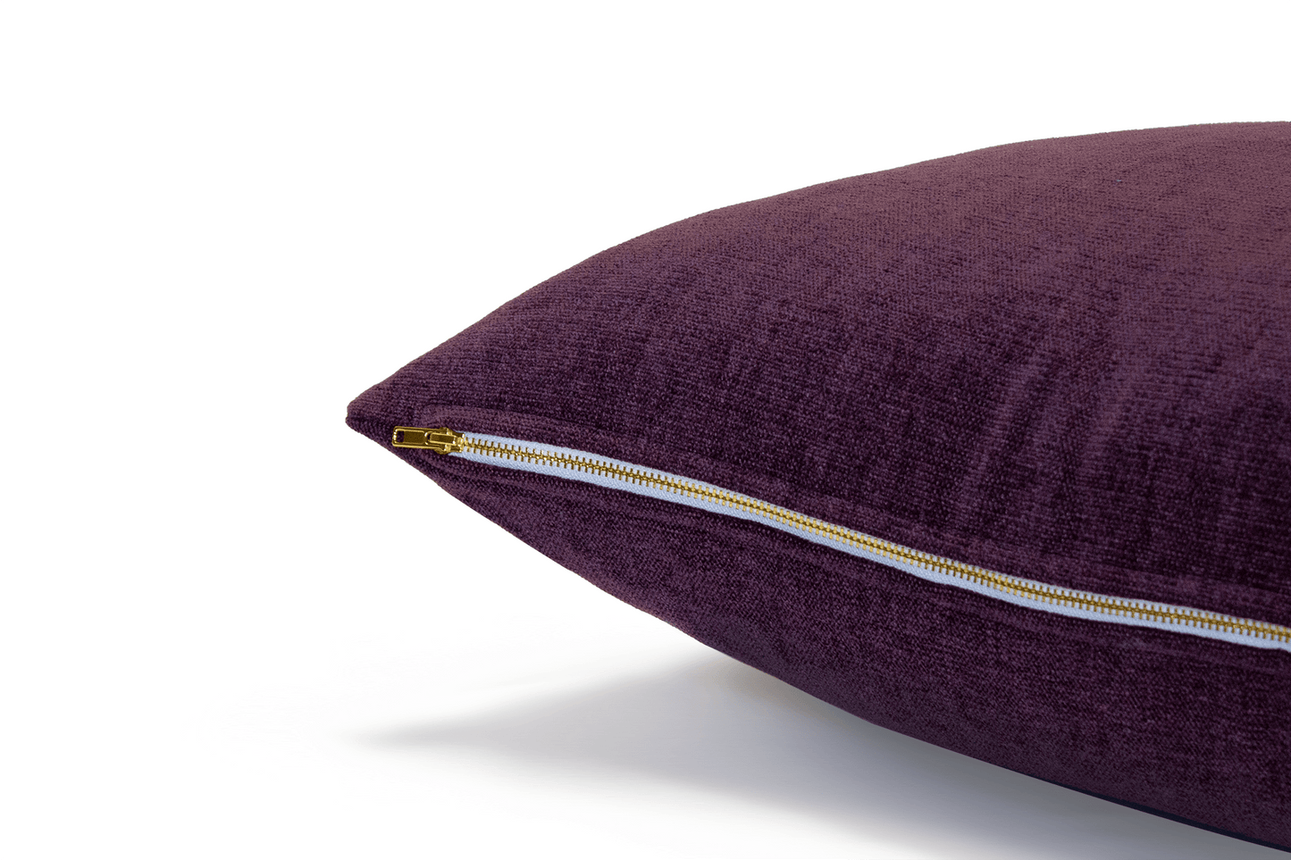 Housse de Coussin Chenille Merlot