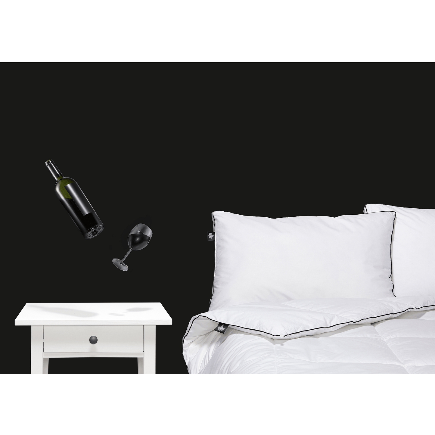 Lit en poly microfibre alternative au duvet
