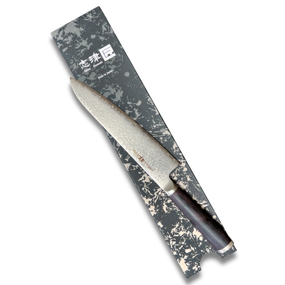 Couteau de chef Gyuto Miyako SUS 210mm | Lame en acier Damas 33 couches – Fabriqué au Japon