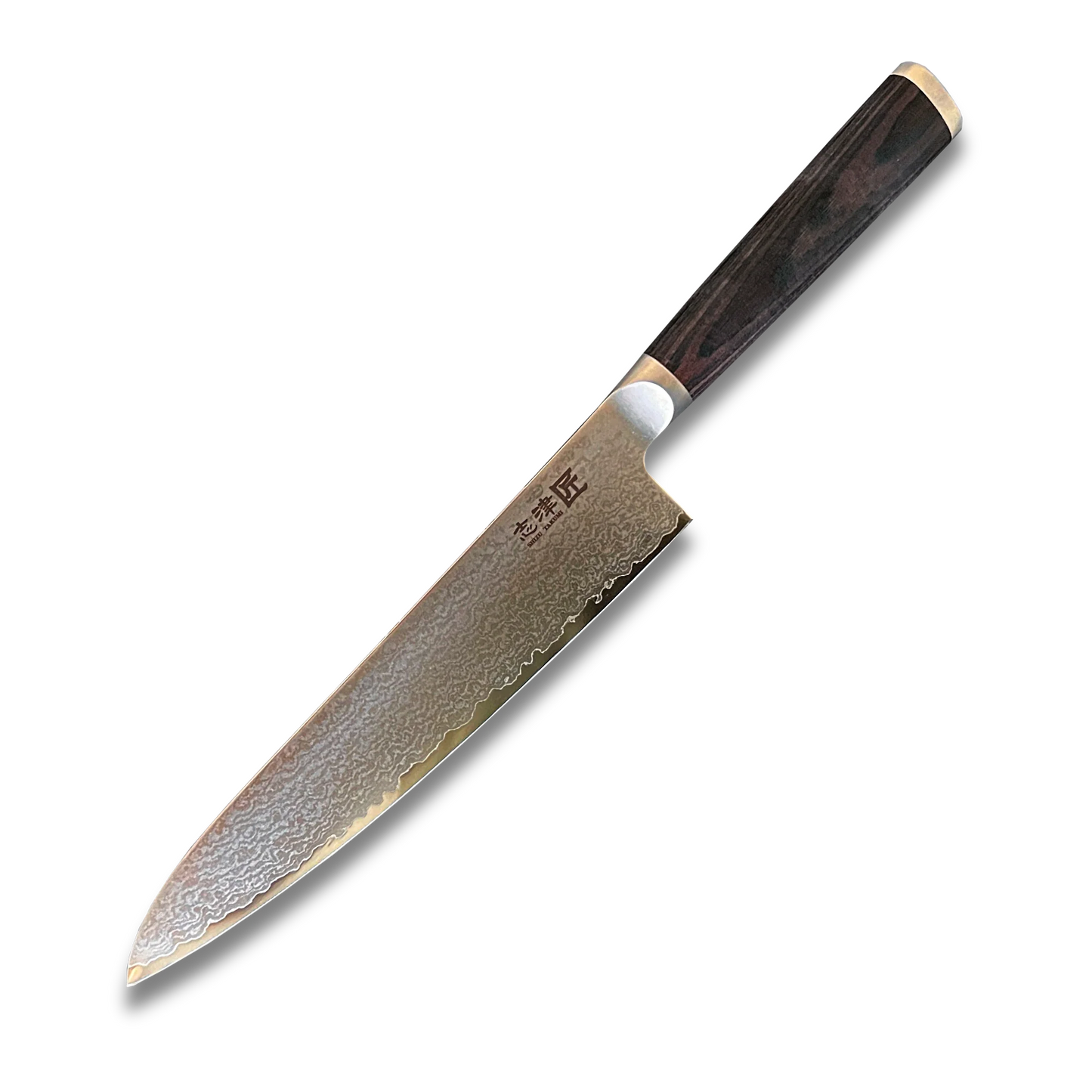 Couteau de chef Gyuto Miyako SUS 210mm | Lame en acier Damas 33 couches – Fabriqué au Japon