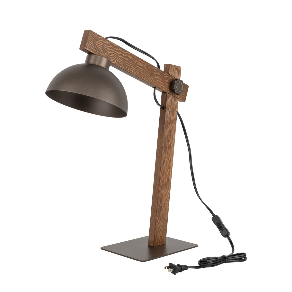 Lampe de chevet scandinave OSLO marron