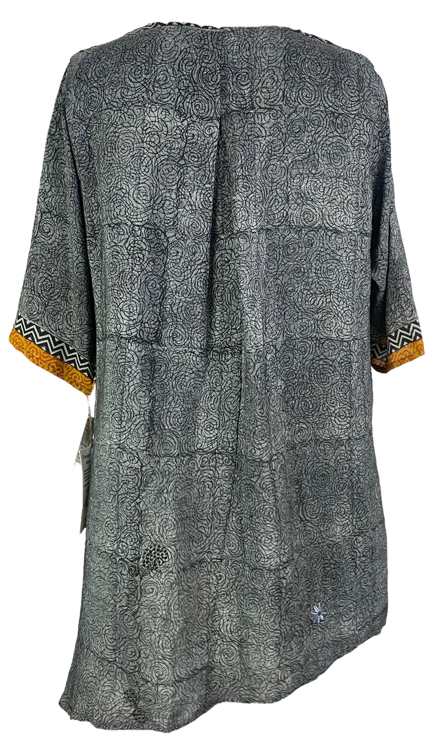 Robe tunique à poche en pure soie PRC6546 Avatar