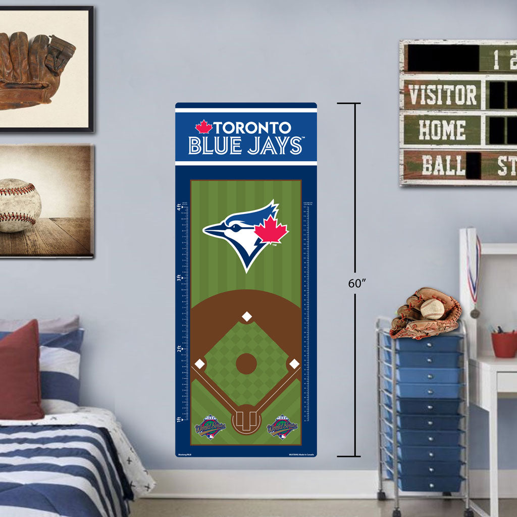 Toise murale repositionnable Toronto Blue Jays