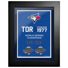 Toronto Blue Jays 12x16 World Series Empire Art encadré