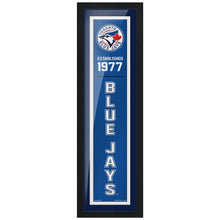 Enseigne encadrée Toronto Blue Jays 6 po x 22 po Fondé