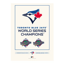 Collection World Series des Blue Jays de Toronto – Impression 12x16