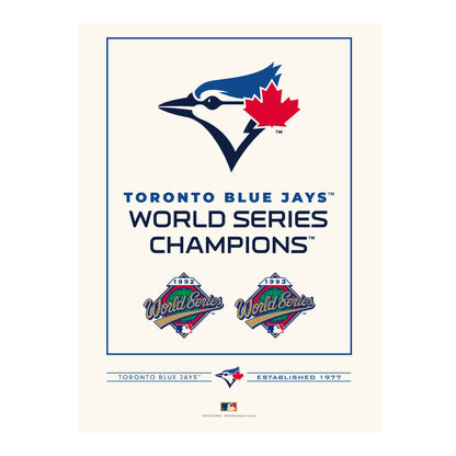 Collection World Series des Blue Jays de Toronto – Impression 12x16