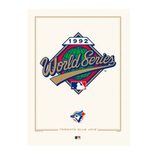 Logos des Blue Jays de Toronto (Série Mondiale 1992) à l'Histoire – Impression 12x16