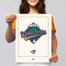 Toronto Blue Jays 1993 World Series Logos to History Impression 12x16