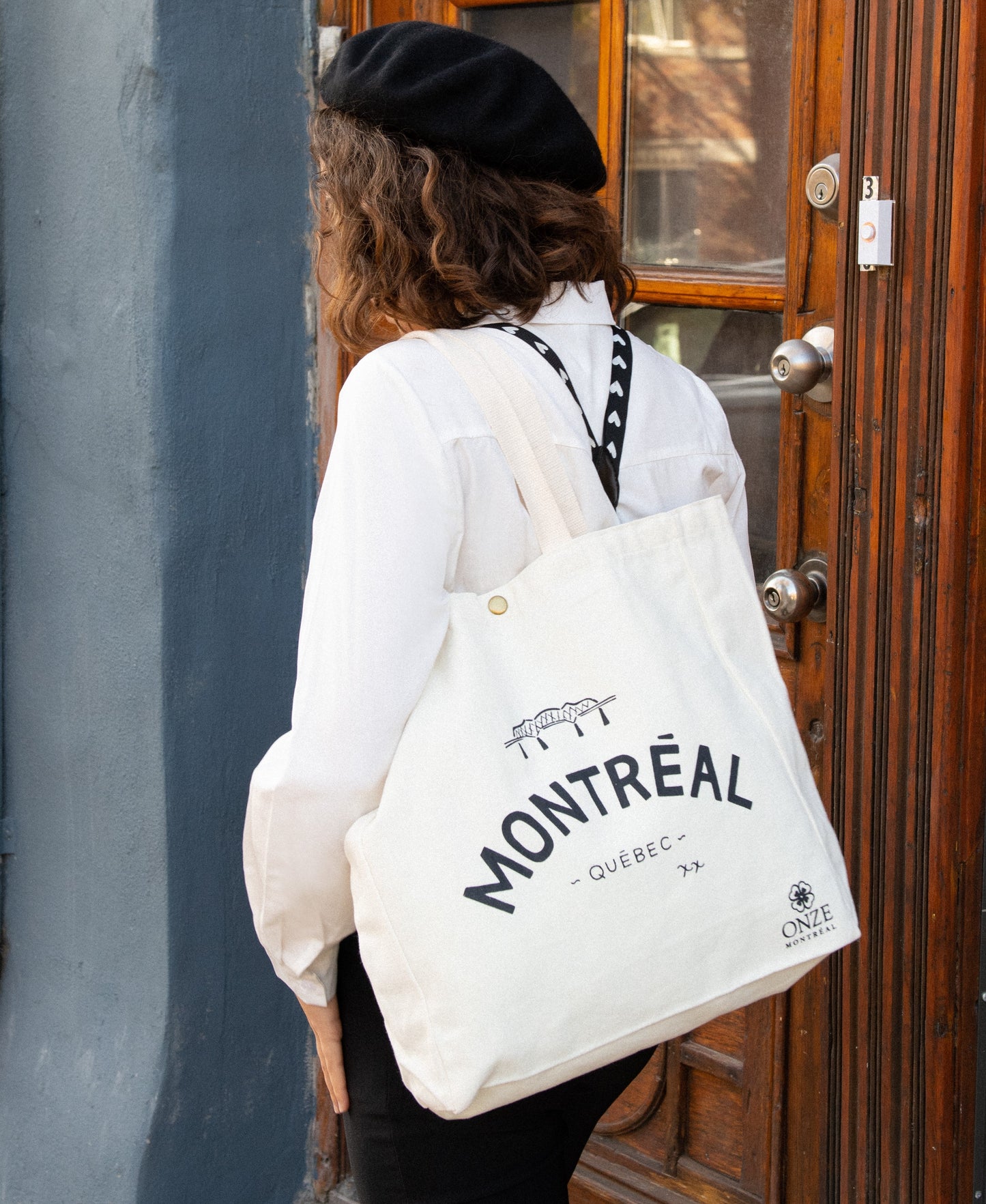 Sac fourre-tout Montréal Québec Illustration Toile