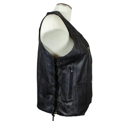 Gilet en cuir Open Road pour femme