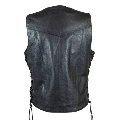 Gilet en cuir Open Road pour femme