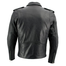 Blouson de moto en cuir X Element pour homme