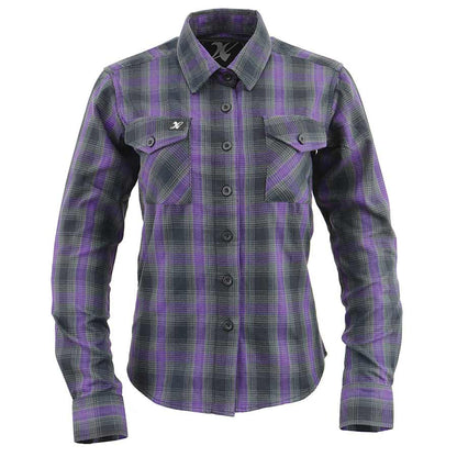 Chemise à Carreaux Matelassée pour Femme Milwaukee Leather