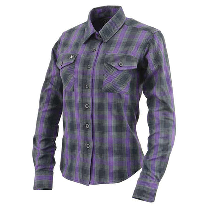 Chemise à Carreaux Matelassée pour Femme Milwaukee Leather