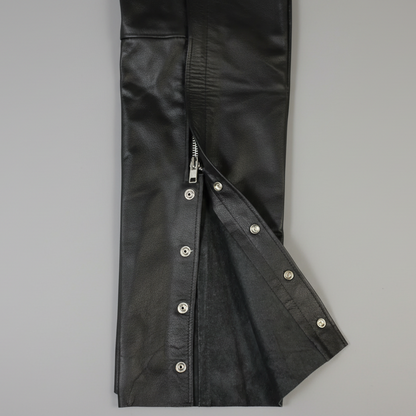 Jambières en cuir premium unisexe Open Road à 4 poches