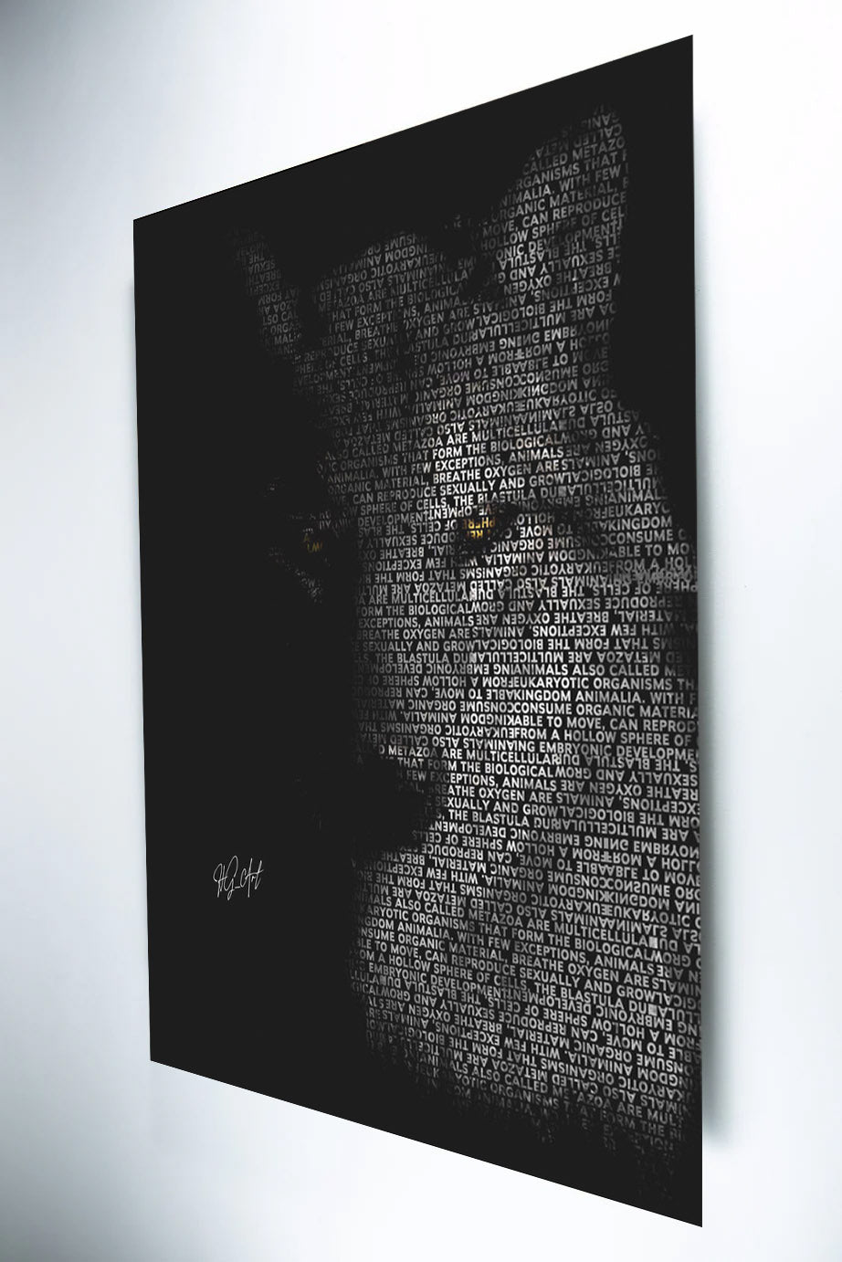 Loup sur aluminium
