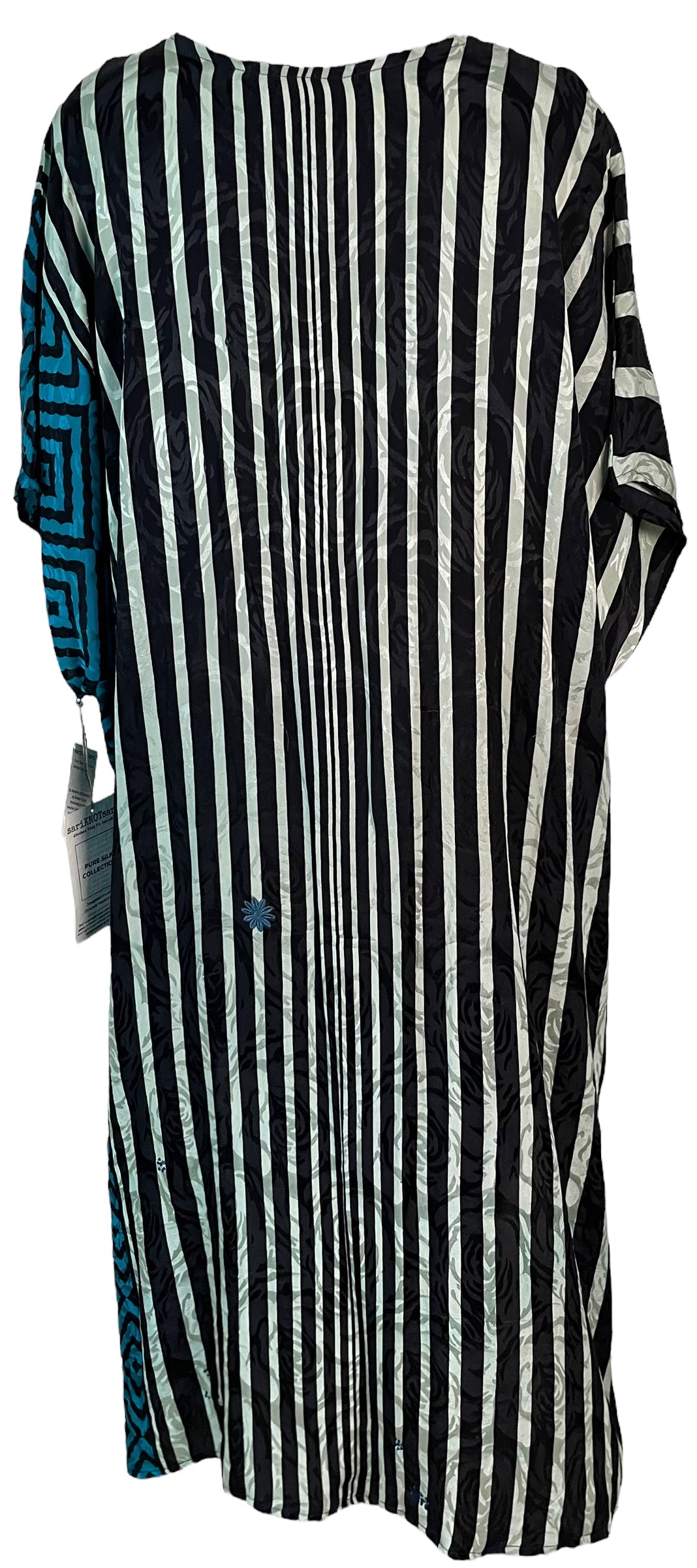 PRC6392 Caftan long Avatar en pure soie