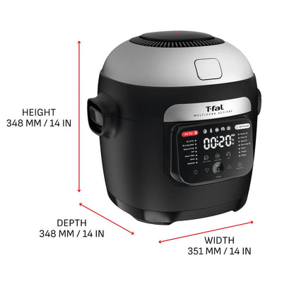 T-FAL MY740CQ0 ActiFry Multicooker & Air Fryer with Automatic Stirring Paddle 6L - Blemished package with full warranty