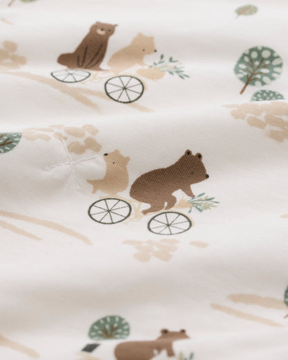 Baby Sleep Bag TENCEL™ 1.0 TOG - Bears on Bikes