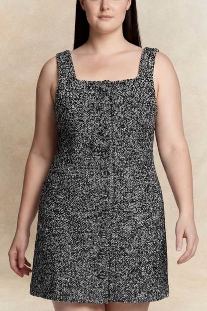 Madelaine Tweed Apron Dress