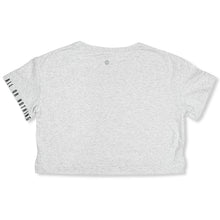 T-shirt court Madi gris chiné