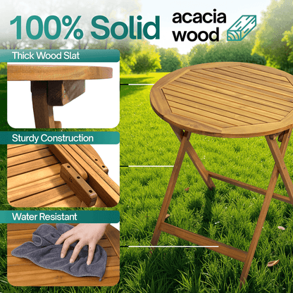 Table Pliante d'Extérieur Anya