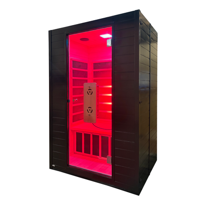Blisspod | Malmö | Tout-en-un | Thérapie infrarouge + lumière rouge | Sauna haut de gamme | Faible EMF | Chromothérapie LED | 2 personnes