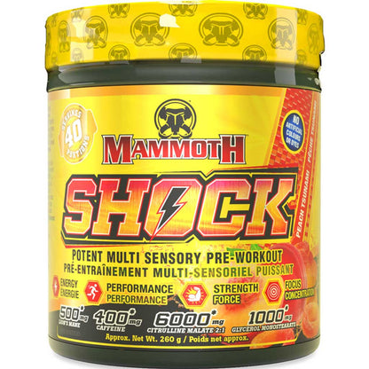 Mammoth SHOCK (High-Stim Pre-workout), 40 Servings