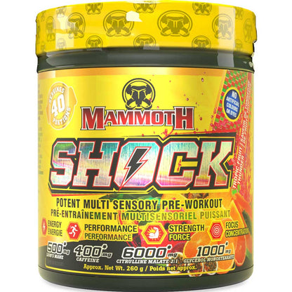 Mammoth SHOCK (High-Stim Pre-workout), 40 Servings