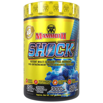 Mammoth SHOCK (High-Stim Pre-workout), 40 Servings