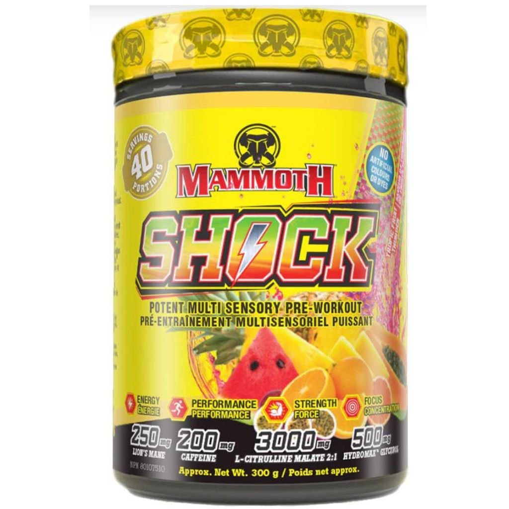 Mammoth SHOCK (High-Stim Pre-workout), 40 Servings