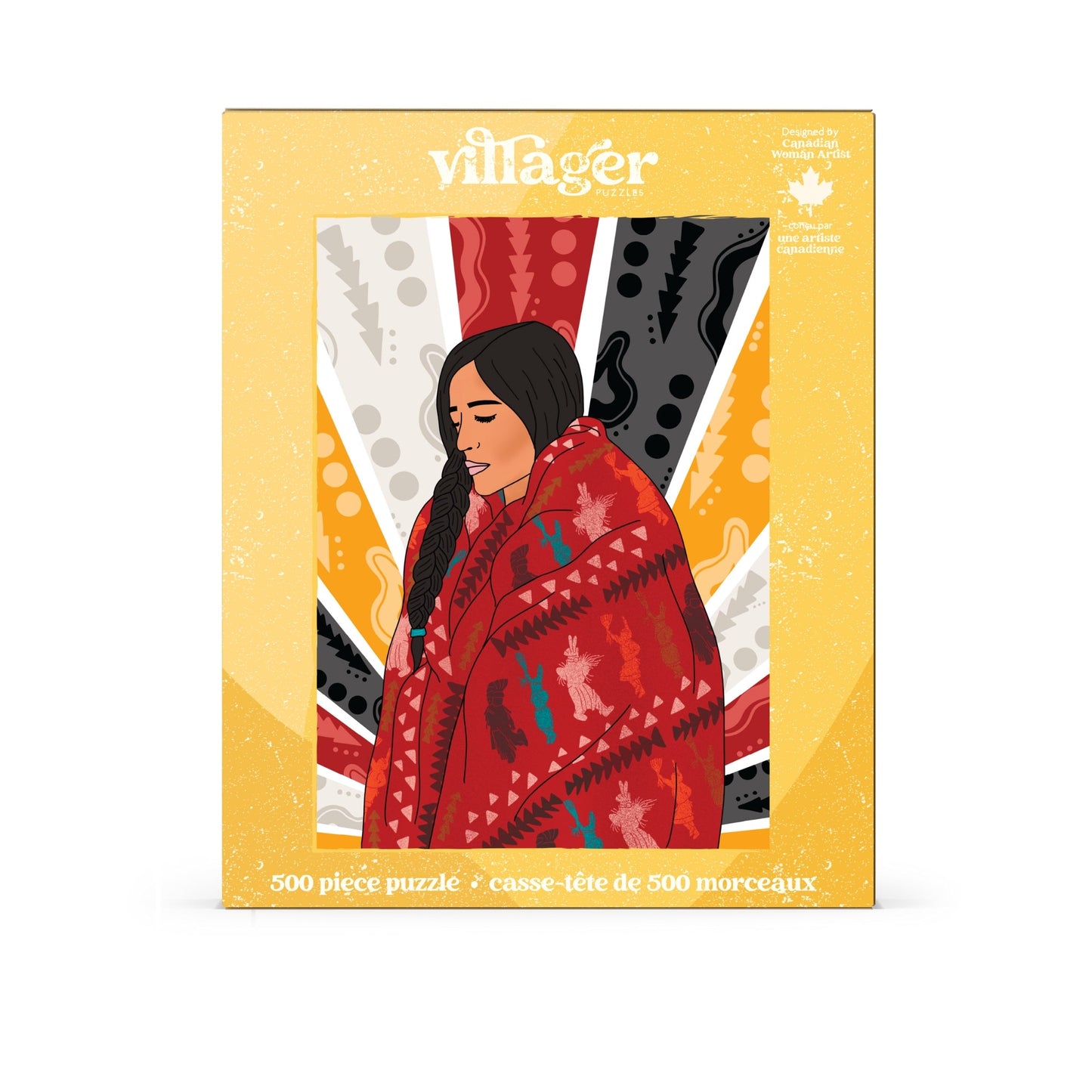 Couverture matriarche | Casse-tête de 500 pièces pour adultes | Conçu au Canada par Jadyn Williams