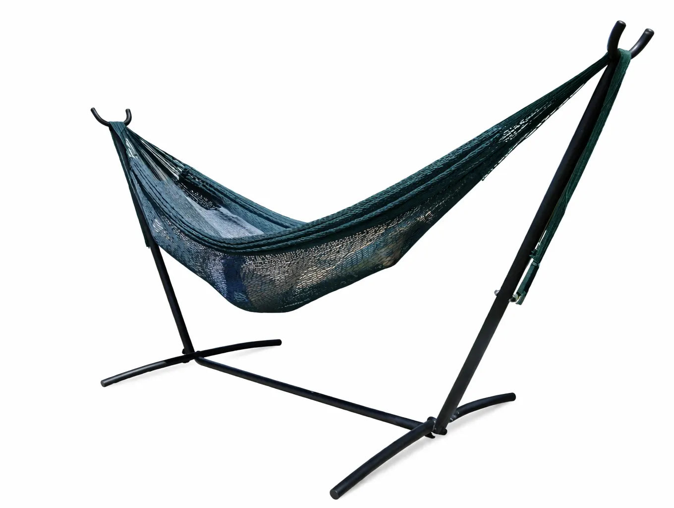 Hamac XL en corde épaisse de style maya avec support universel