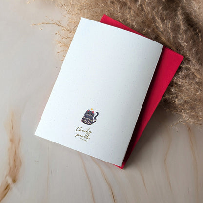 Mini Carte de Noël Chat : Le Moment le Plus Miaou-veilleux de l'Année