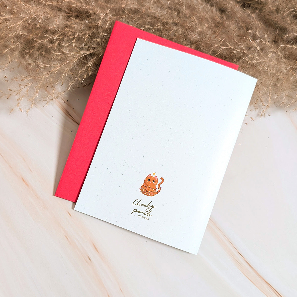 Mini Carte de Noël Chat : Le Moment le Plus Miaou-veilleux de l'Année