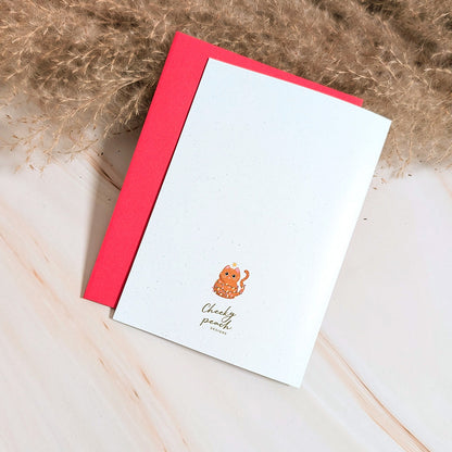 Mini Carte de Noël Chat : Le Moment le Plus Miaou-veilleux de l'Année