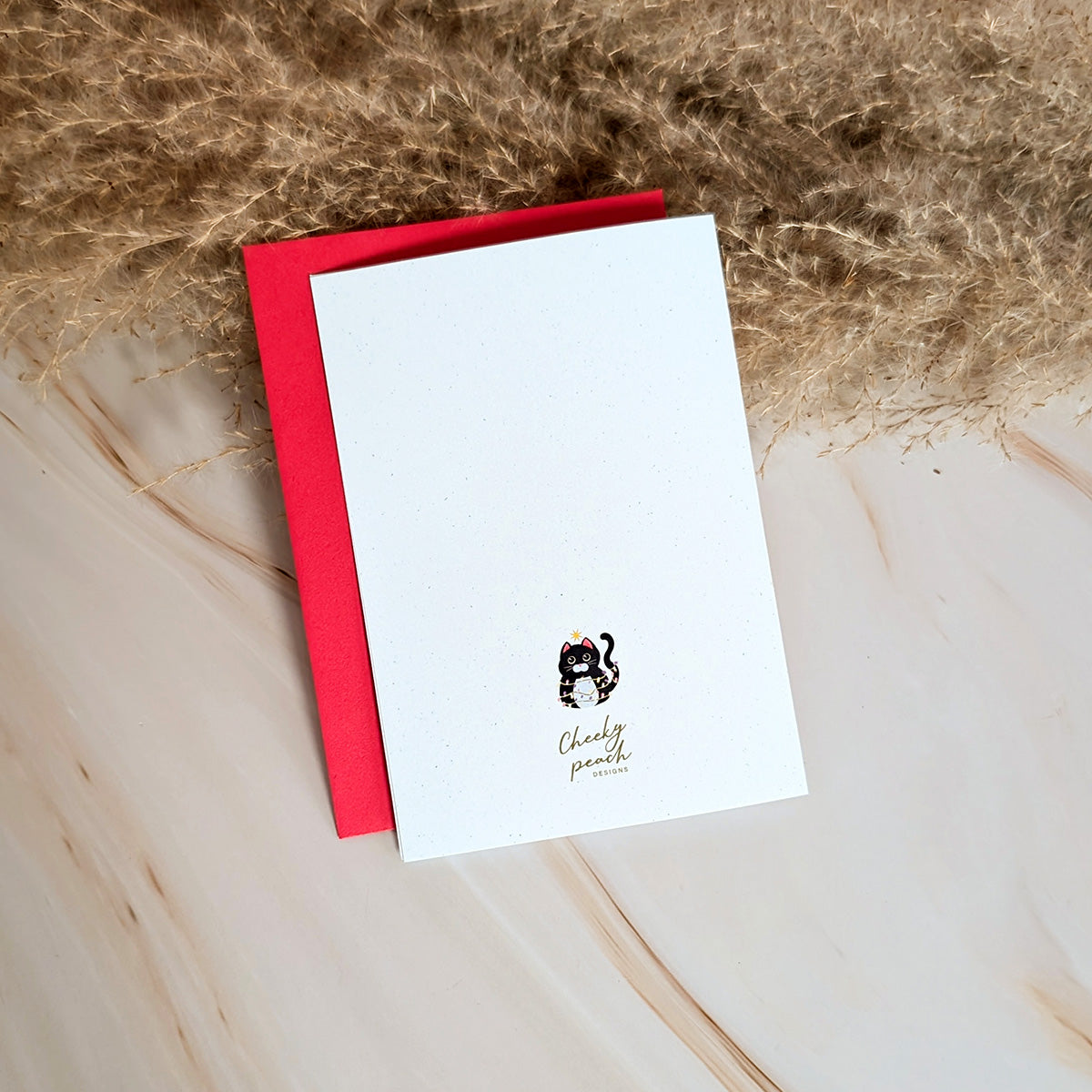 Mini Carte de Noël Chat : Le Moment le Plus Miaou-veilleux de l'Année