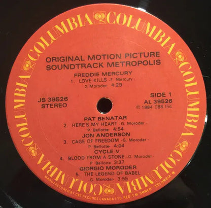 Metropolis - Original Motion Picture Soundtrack - 1984 Original