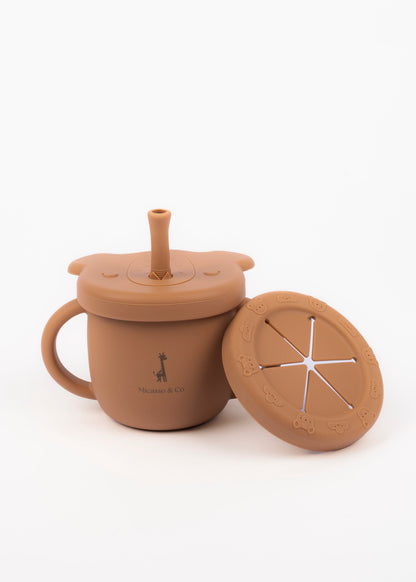2-in-1 snack and liquid learning cup