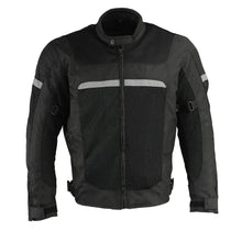 Blouson de moto Milwaukee Leather pour homme en maille et nylon