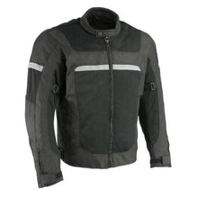 Blouson de moto Milwaukee Leather pour homme en maille et nylon