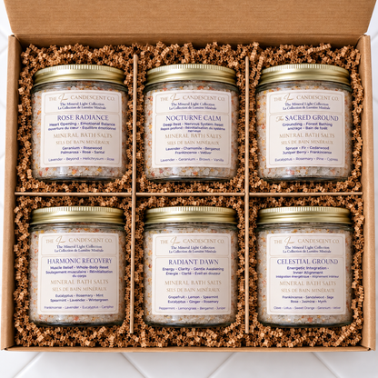 THE MINERAL LIGHT COLLECTION | LUXURY MINERAL BATH SOAK GIFT SET
