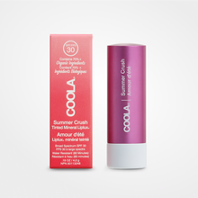 Baume à lèvres teinté bio avec protection solaire SPF 30 COOLA Mineral Liplux® Summer Crush