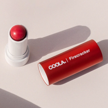 Baume à lèvres teinté bio avec protection solaire SPF 30 COOLA Mineral Liplux® - Firecracker
