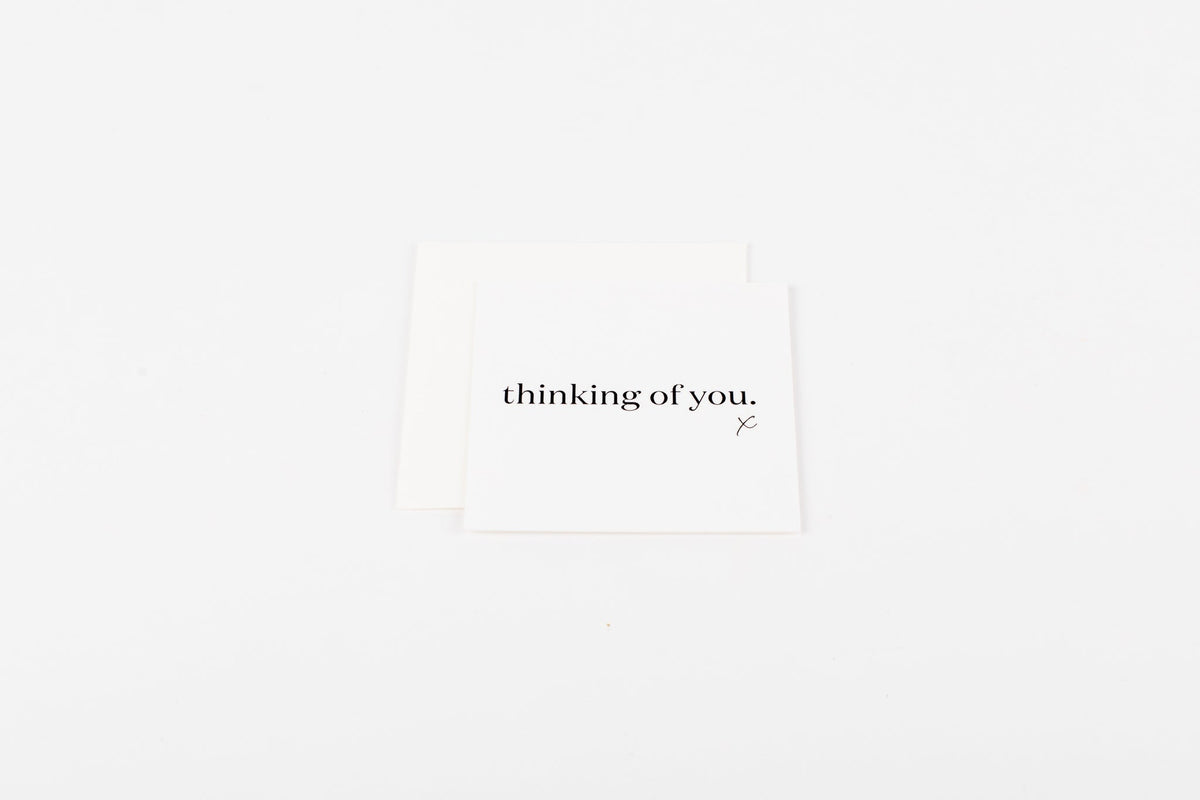 Thinking of You (X) - Mini Notecard