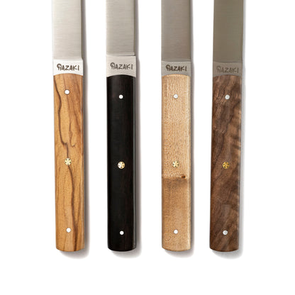 Kit de 4 couteaux à steak Hazaki - Bois mélangé